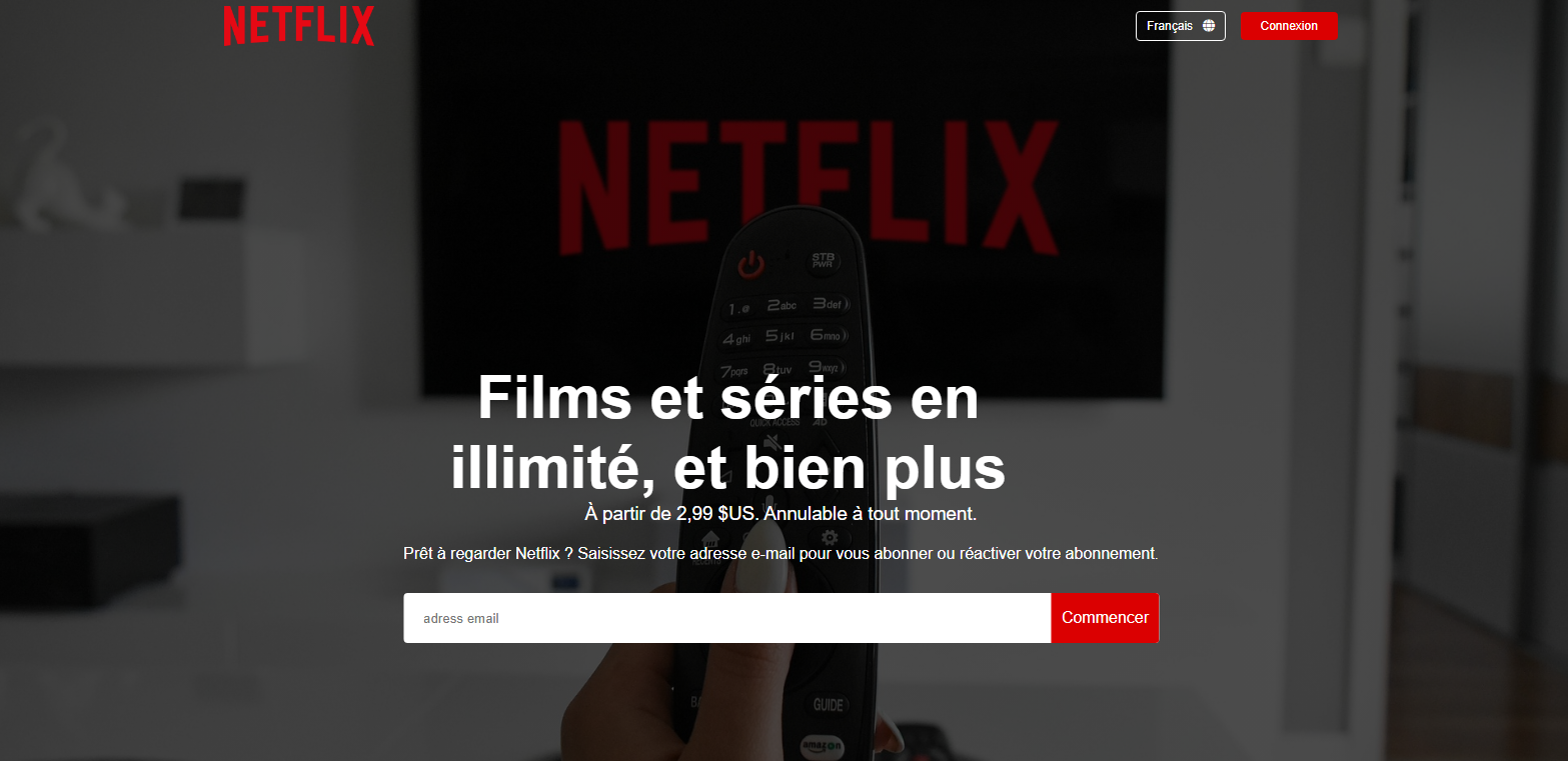 Clone Netflix - Interface responsive inspirée de Netflix